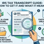 how to get IRS tax transcript